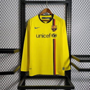 Barcelona 2° Uniforme Manga Longa 2008