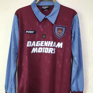 West Ham United 1° Uniforme Manga Longa 1995