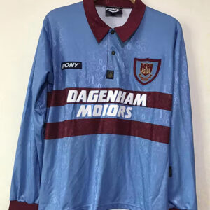 West Ham United 2° Uniforme Manga Longa 1995